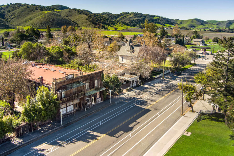 Los Alamos Aerial Main Street